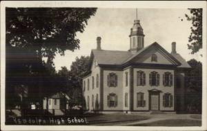 Randolph VT High School c1910 Real Photo Postcard