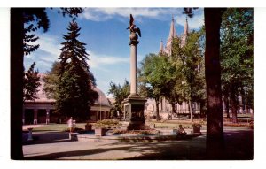 UT - Salt Lake City. The Seagull Monument, Temple Square