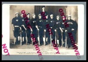 Wadena MINNESOTA RPPC 1911 BASEBALL TEAM Uniforms nr Staples Verndale STUDIO #2