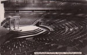 Shakespearean Festival Theatre Interior Stratford Ontario Canada Real Photo