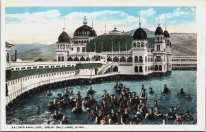 Saltair Pavilion Great Salt Lake City Utah Postcard C215