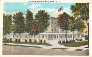 Asbury Park New Jersey Montauk Hotel Vintage Postcard AA37700