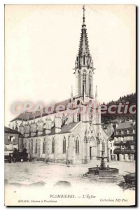 Postcard Old Church PLOMBIERES