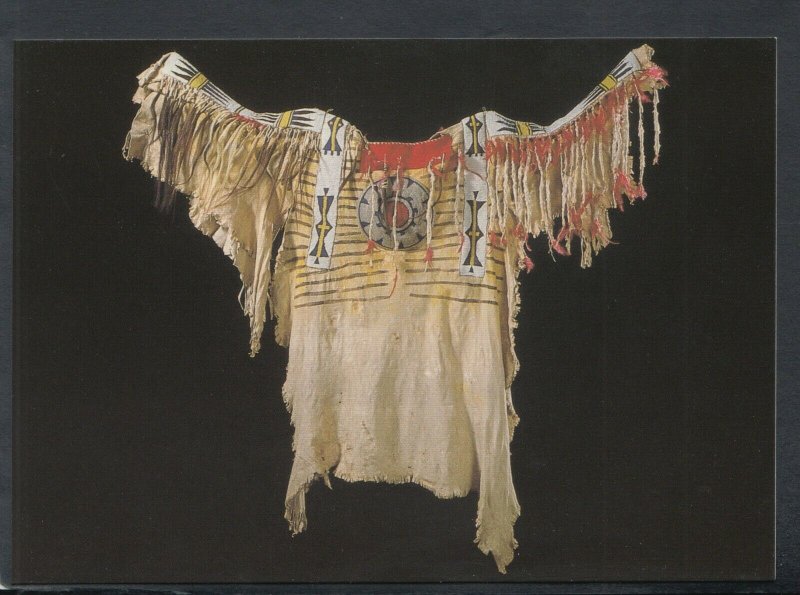 Museum Postcard - Crowfoot's Shirt. Chief of The Blackfoot Indians   T8742