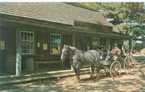 Old Sturbridge Village MA Grant's General Store, Horse, Chrome Postcard ...