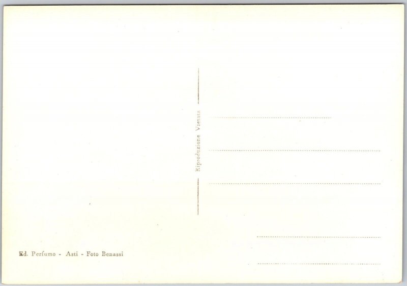 Asti ~ Panorama Italy Buildings Houses Real Photo RPPC Postcard