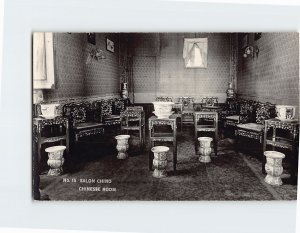 Postcard Chinese Room Salon Chino Mexico