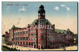 Old Postcard Essen Ruhr Postamt