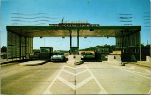 Will Rogers Turnpike East Toll Gate Miami OK Postcard PC86