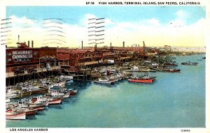 San Pedro, California - Fish Harbor at Terminal Island - in 1940