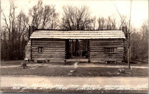 RPPC Joshua Miller & Jack Kelso Residence New Salem Park IL Vintage Postcard W58
