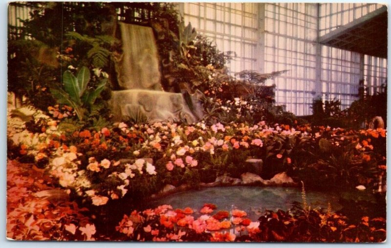 Postcard - Hall of Flowers at the California State Fair - Sacramento, California