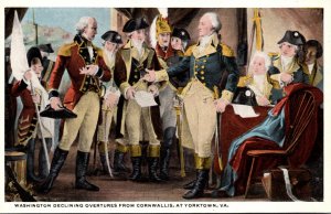 Washington D C Washington Declining Overtures from Cornwallis At Yorktown Vir...