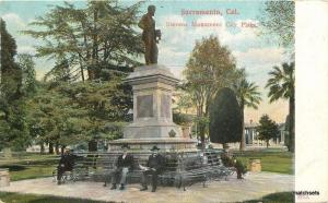 Circa 1910 SACRAMENTO, CALIFORNIA Steves Monument City Plaza 2064