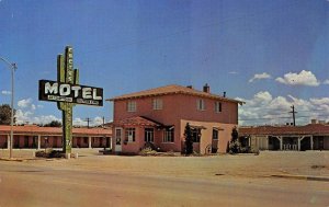 CACTUS MOTEL Gallup, New Mexico ROUTE 66 Roadside c1950s Chrome Vintage Postcard