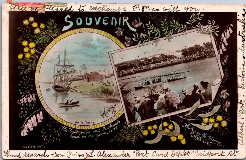 Australia Souvenir Yara Yara Melbourne New South Wales Vintage RPPC C028 