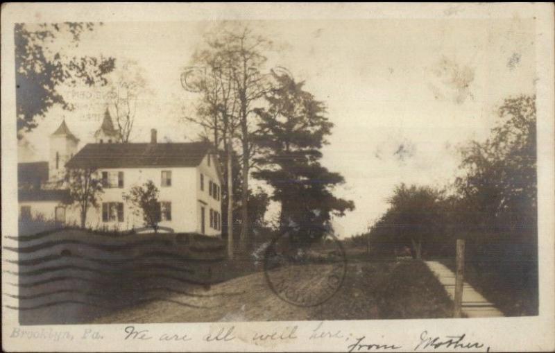 Brooklyn PA c1910 Real Photo Postcard