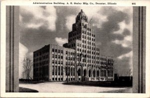 Illinois Decatur A E Stanley Manufacturing Company Administration Building