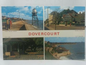 Vtg Multiview Postcard Dovercourt Essex Marine Parade Cliff Pavilion Cliff Park