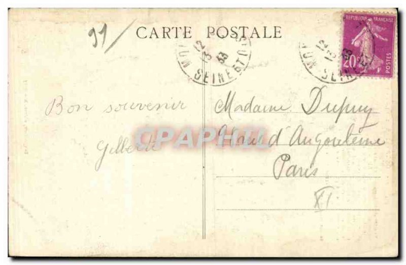 Longpont - the Basilica - Old Postcard