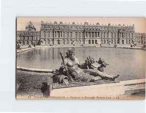 Postcard Façade sur la Terrasselet Parterre d eau Palais De Versailles France