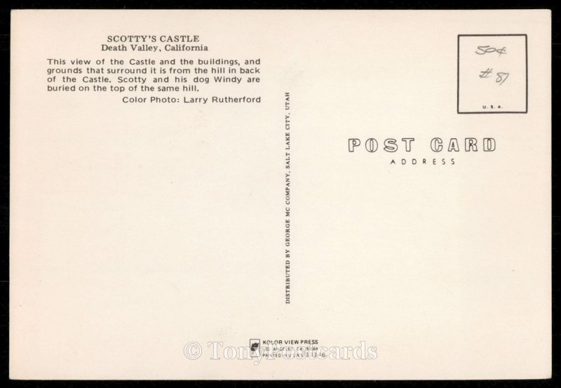 Scotty's Castle - Death Valley, California