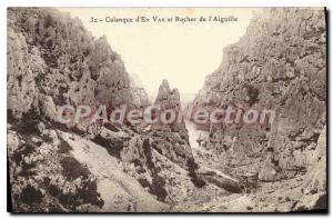 Old Postcard Calanque d'En Vau and Rock of the Aiguille