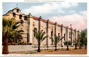 California San Gabriel Mission Detroit Publishing