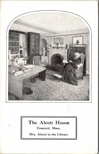 Two Postcards The Alcott House in Concord, Massachusetts
