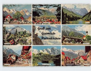 Postcard Gruss aus Garmisch-Partenkirchen, Germany