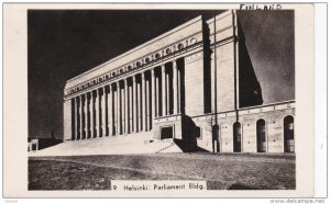 RP: HELINSKI , Finland , Parliament Building , 30-40s