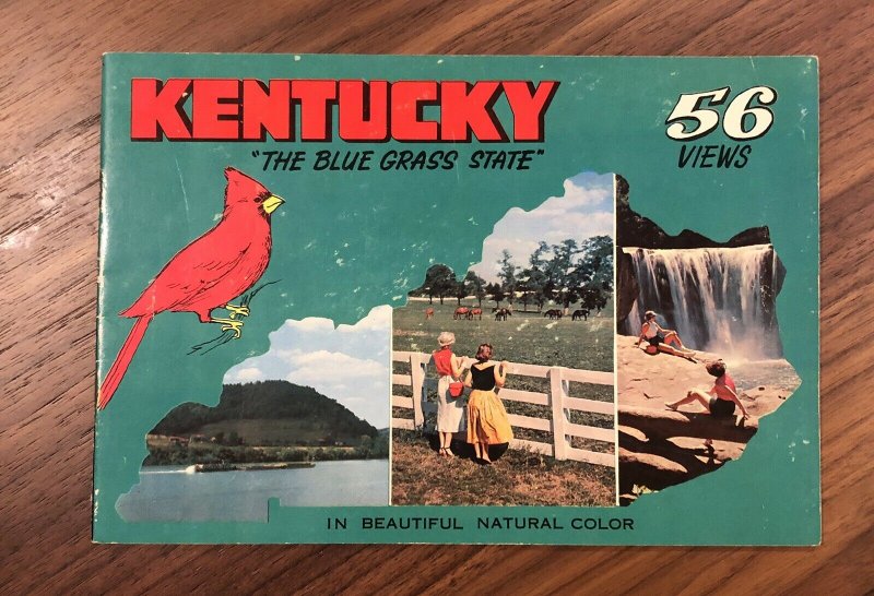 Vintage - Kentucky The Blue Grass State Souvenir Booklet - Views 