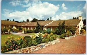 Postcard - Santa Cruz City Hall And Spanish Gardens - Santa Cruz, California