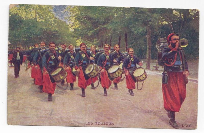 WWI Les Zouzous War Zouaves Regiment French Algerian Infantr