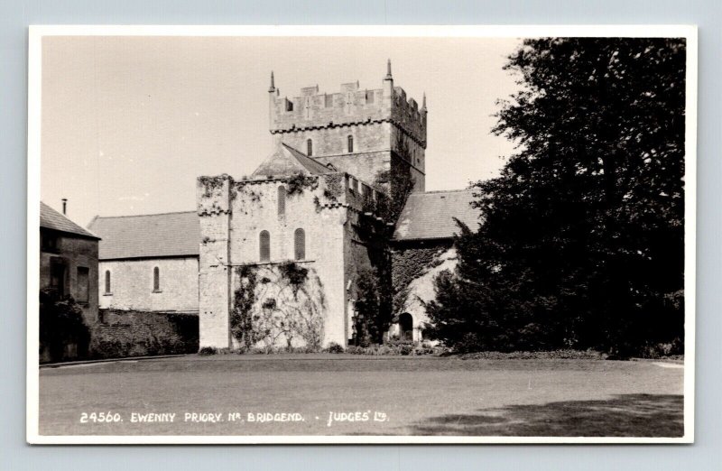 Ewenny Priory Bridgend Judges WB Postcard UNP VTG England Unused Vintage 