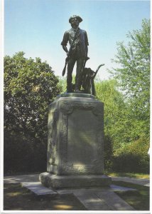 US Massachusetts. The Minute Man statue. Concord.  Mint Card.