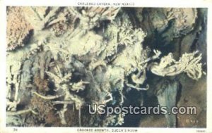 Crooked Growth, Queen's Room in Carlsbad Caverns National Park, New Mexico