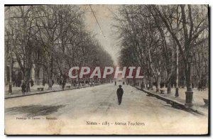 Postcard Old Nimes Avenue Feucheres