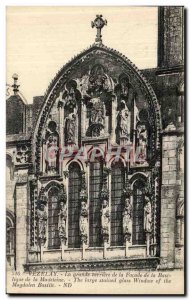 Old Postcard Vezelay The large glass roof of the front of the Basilica of the...