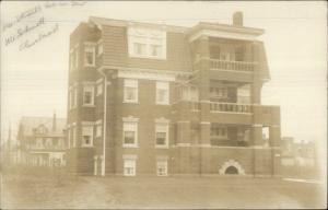 Cleveland? Beautiful Home or Apartment Bldg c1910 Real Photo Postcard