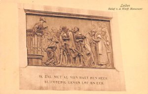 Relief vd Werff Monument Leiden Holland Unused 