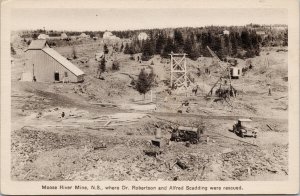 Moose River Mine Nova Scotia NS 1936 Distaster Mines Unused PECO Postcard E93