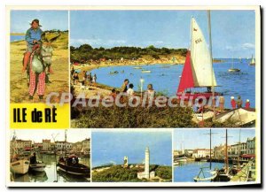 Postcard Modern Ile De Re Ane Panties In The Beach Of Kit Shirt