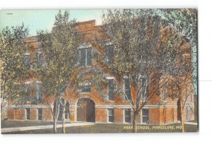 Marceline Missouri MO Postcard 1907-1915 Park School