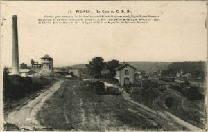 CPA FISMES La Gare du C.B.R. (809753)