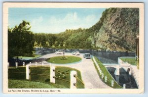 Le Parc des Chutes Riviere du Loup QUEBEC PQ Canada 1953 Postcard