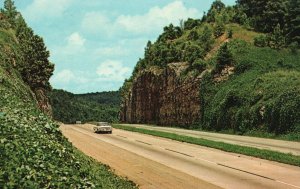 Vintage Postcard 1967 Hooker Cut Highway 66 Between Rolla Waynesville Missouri