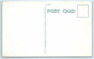 WASHINGTON, D.C. ~ Coffee Shoppe FRANKLIN SQUARE HOTEL c1930s Roadside Postcard