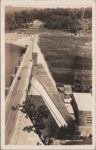 RPPC Postcard Norris Dam Tennessee #28 1937 Rell Clements