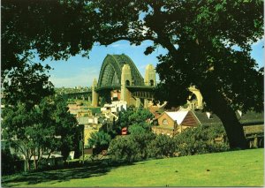 postcard Australia NSW - Sydney - Harbour Bridge and The Rocks